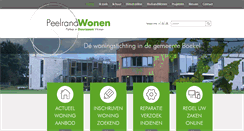 Desktop Screenshot of peelrandwonen.nl